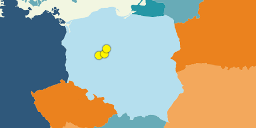 lokalizacja Poznań Gniezno Biskupin